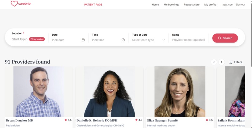 Carebnb – screenshot 4