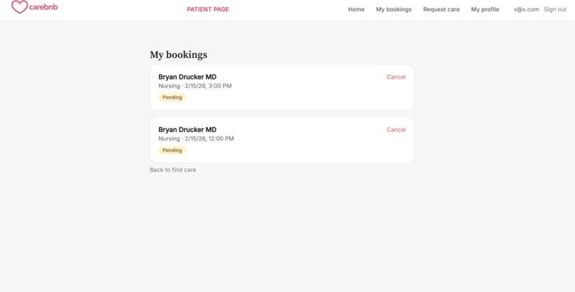 Carebnb – screenshot 7