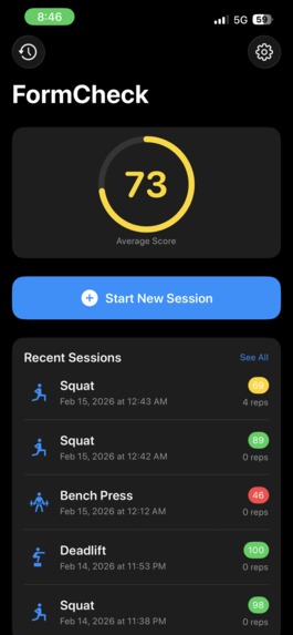 Form Check – screenshot 2