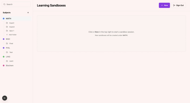 Sandbox – screenshot 1