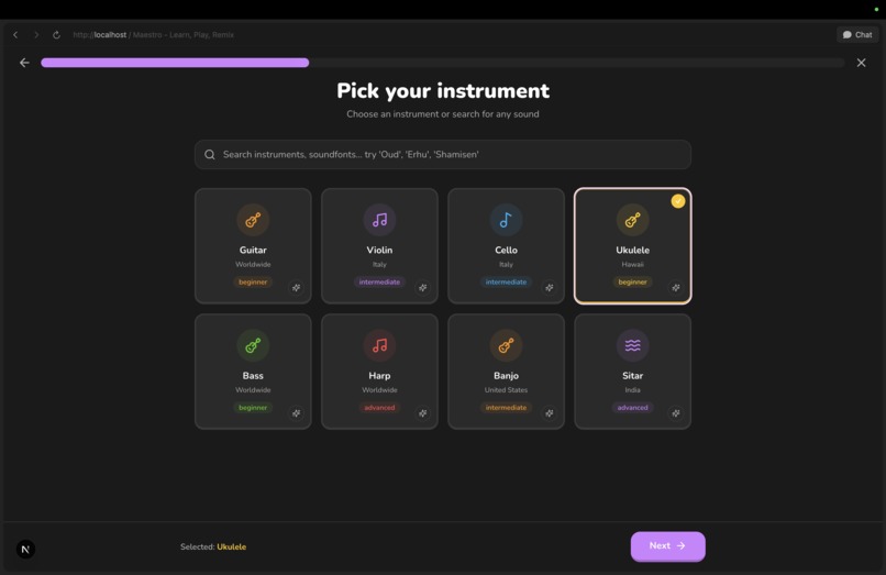 Maestro – screenshot 2