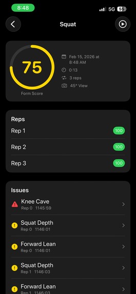Form Check – screenshot 3