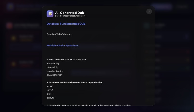 TA-DA: Intelligent Teaching Assistant – screenshot 5