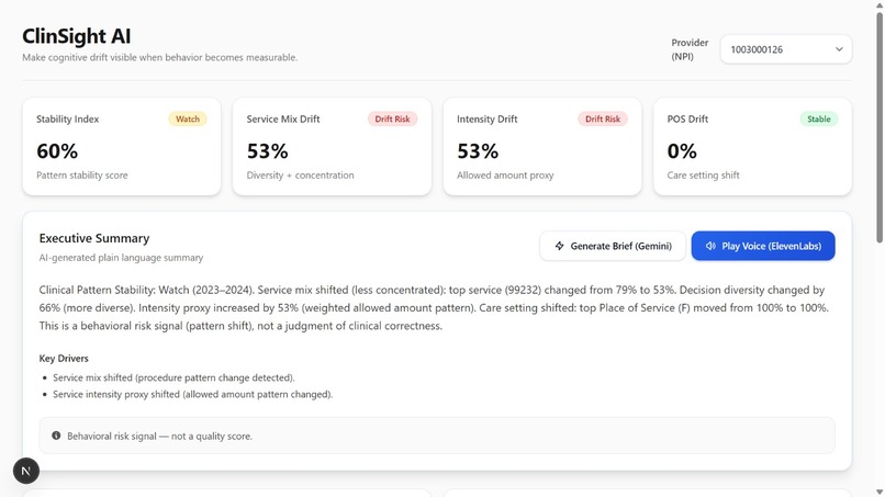 ClinSight – screenshot 2