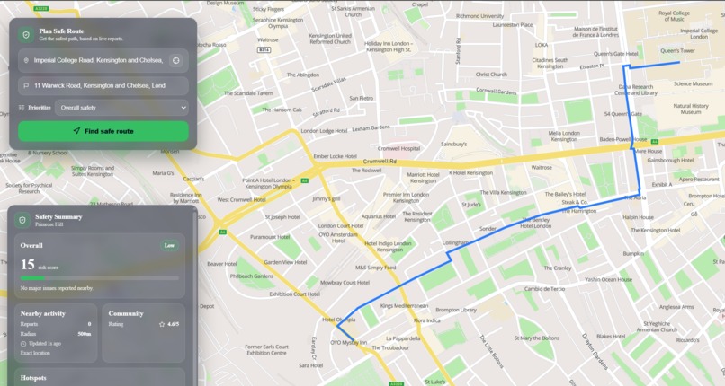 StreetSense – screenshot 4