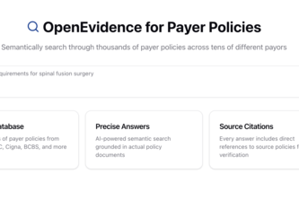 OpenEvidence for Payer Policies