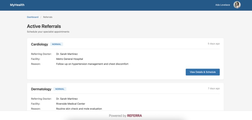 Referra – screenshot 4