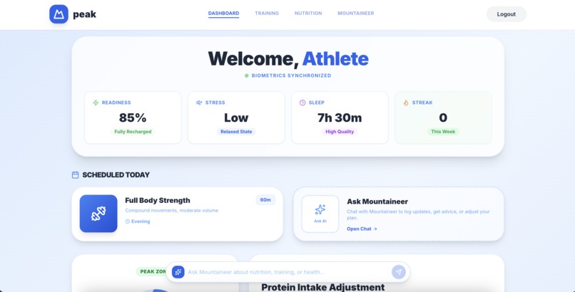 Peak – screenshot 1