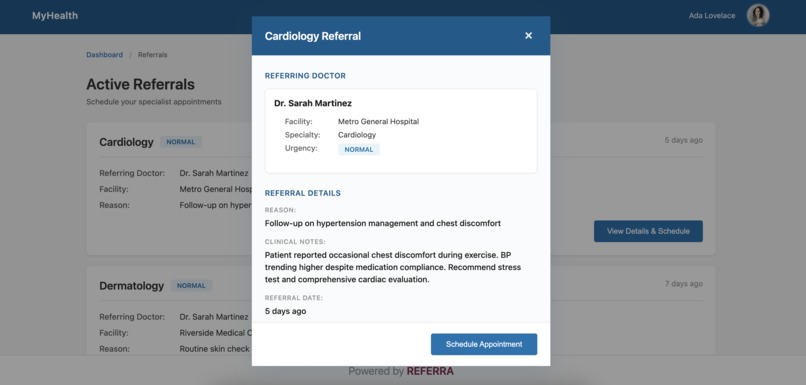 Referra – screenshot 5