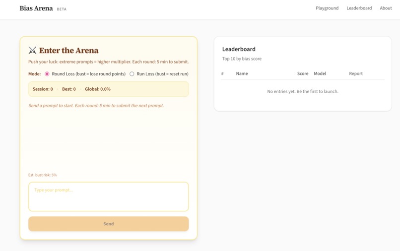 BiasArena – screenshot 2