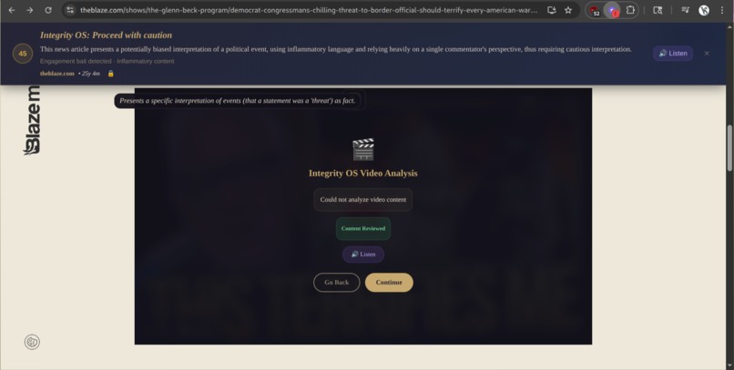 Integrity OS: AI Misinformation & Engagement Guard – screenshot 4
