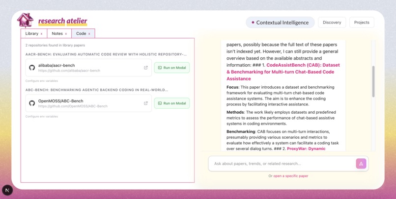 research atelier – screenshot 5