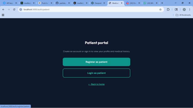 medledger-ai – screenshot 2