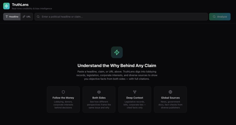 TruthLens – screenshot 1