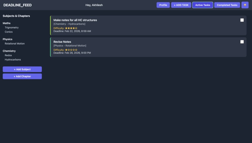DEADLINE_FEED – screenshot 1
