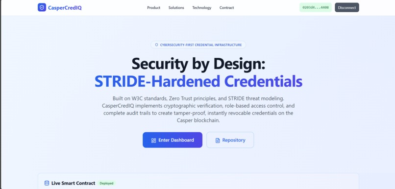 CasperCredIQ – screenshot 1
