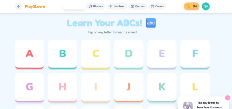 Play2Learn – screenshot 3