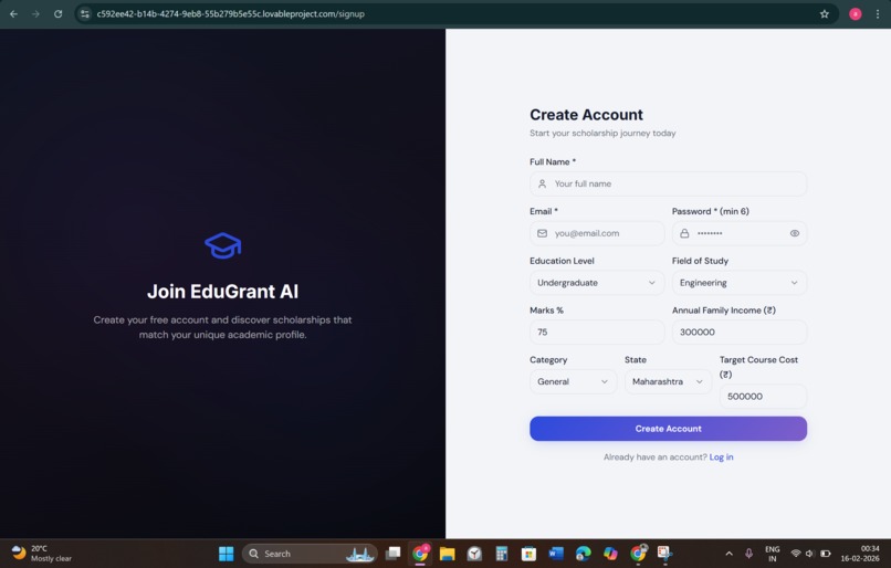 EduGrant AI  – screenshot 8