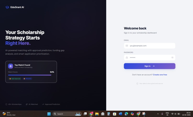 EduGrant AI  – screenshot 9