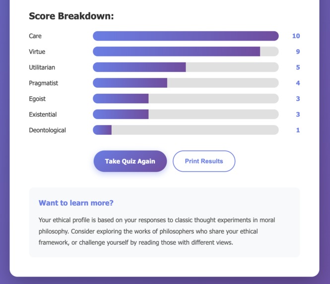 The Ethical Mirror – screenshot 2