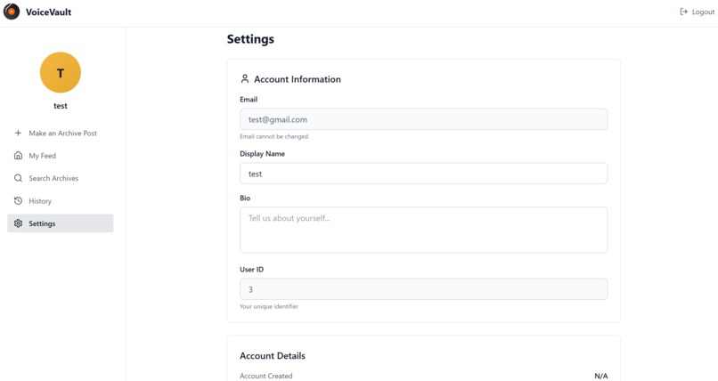 VoiceVault – screenshot 4
