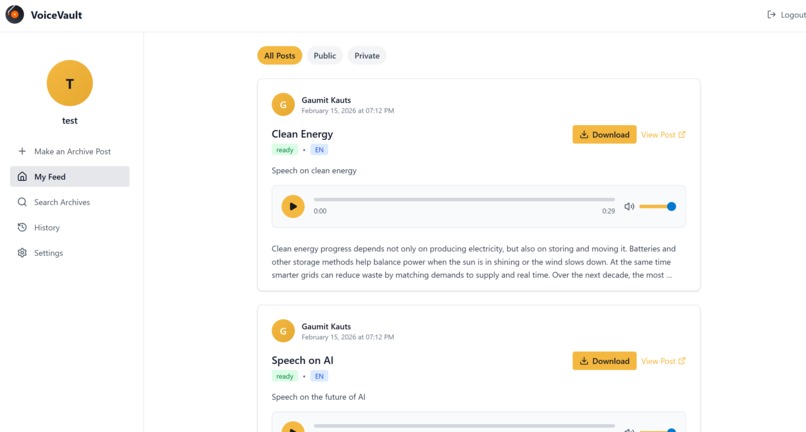 VoiceVault – screenshot 6