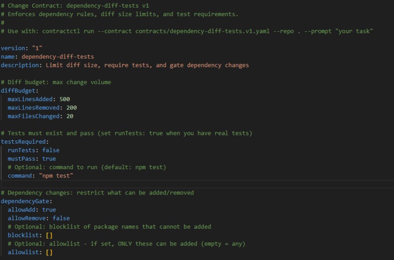 Change Contract Enforcer – screenshot 4