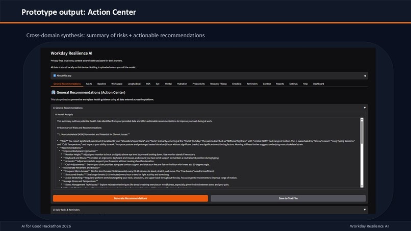 Workday Resilience AI – screenshot 5