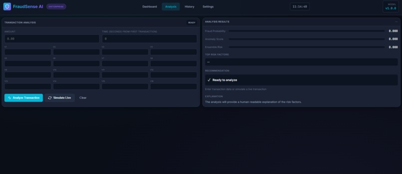 FraudSense AI – screenshot 3