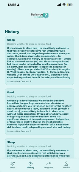 Balance Board - Decision Helper – screenshot 7