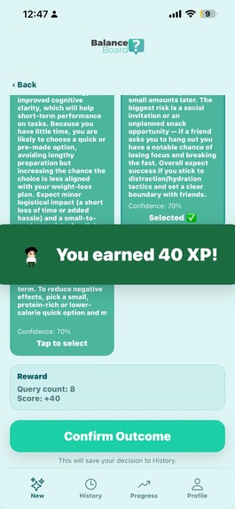 Balance Board - Decision Helper – screenshot 6