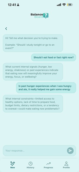 Balance Board - Decision Helper – screenshot 4
