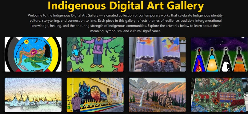 Indigenous Digital Art Gallery – screenshot 1