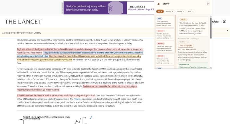 Clarity – screenshot 2