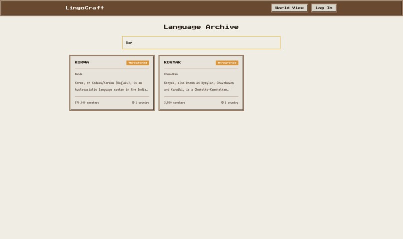 LingoCraft – screenshot 3