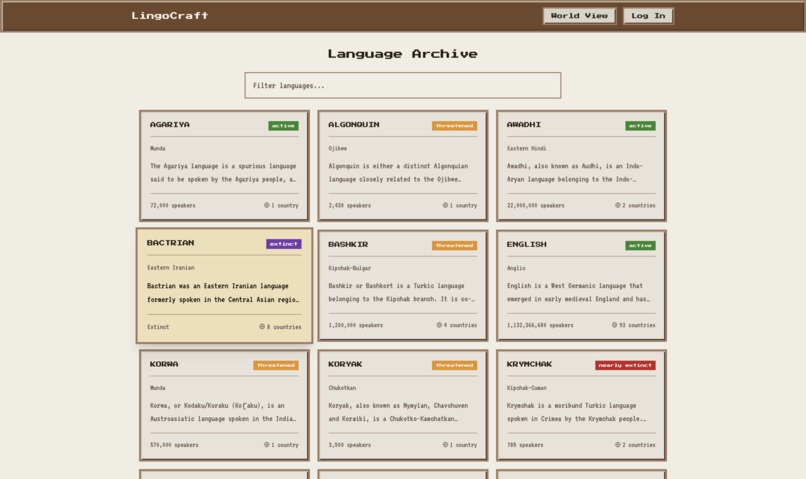 LingoCraft – screenshot 2