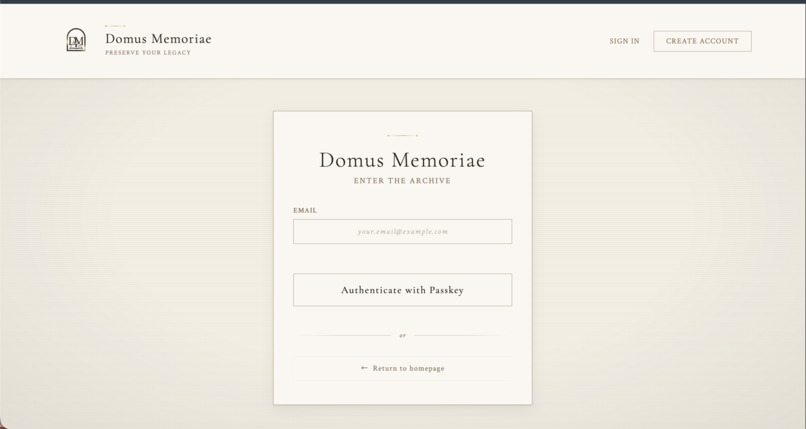 Domus Memoriae – screenshot 3