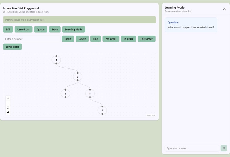 DSA Playground – screenshot 2