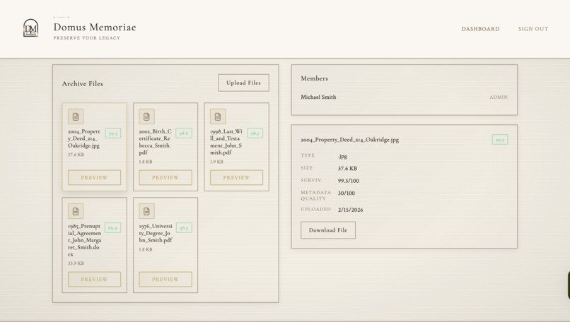 Domus Memoriae – screenshot 8