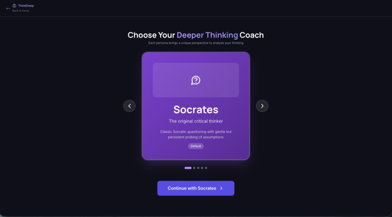 ThinkDeep – screenshot 2