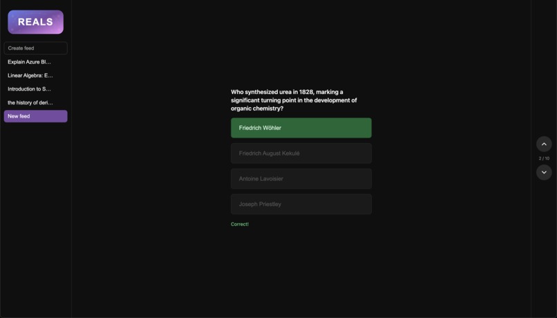 Reals – screenshot 3