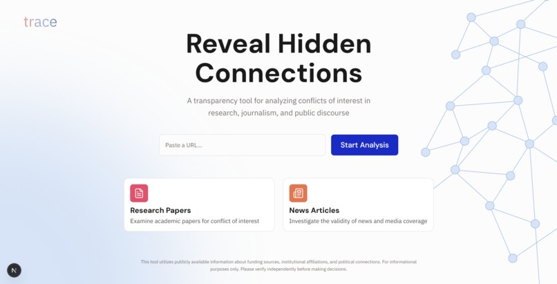 Trace – screenshot 1