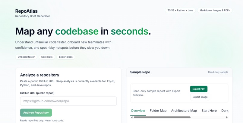 RepoAtlas – screenshot 1