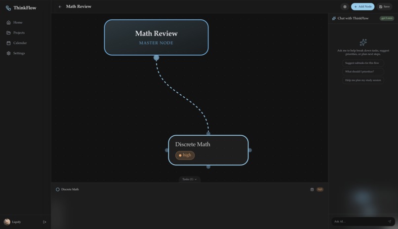ThinkFlow – screenshot 1