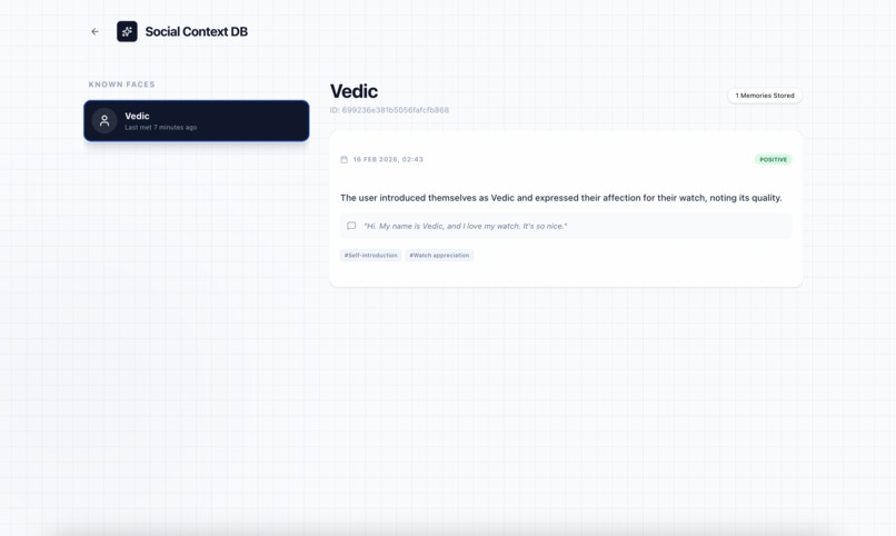 MemoryLens : Augmented Social Memory AI – screenshot 2
