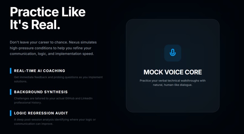 Nexus AI Interview Prep – screenshot 2