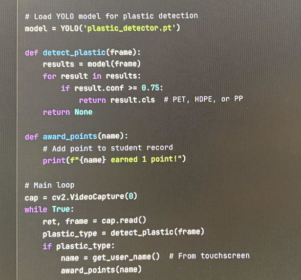 EcoKiosk AI powered machine – screenshot 1