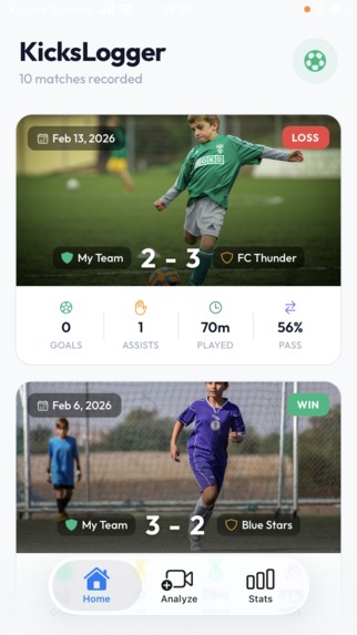 KicksLogger – screenshot 1