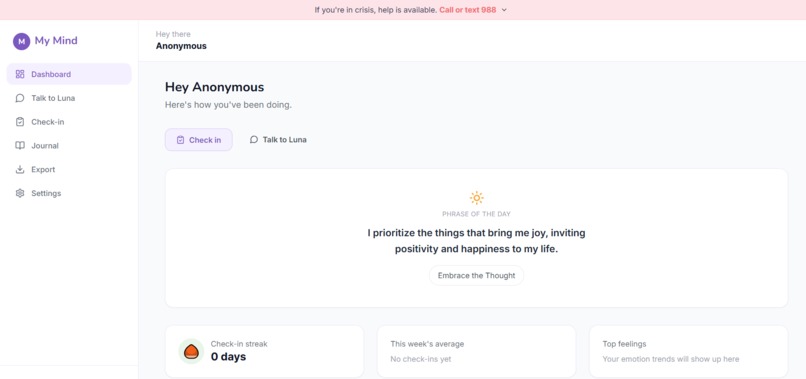 Check my Mental – screenshot 1