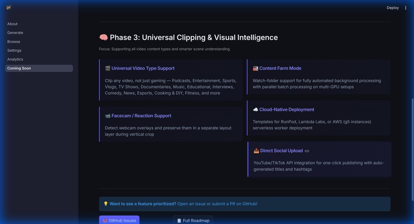 AutoShorts: GPU-Accelerated Semantic Video Pipeline – screenshot 2